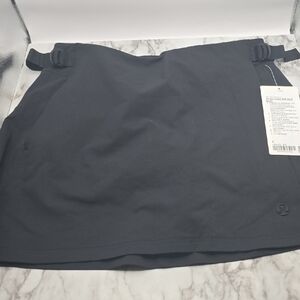 Black Lululemon Golf Skirt with Built-in Shorts
